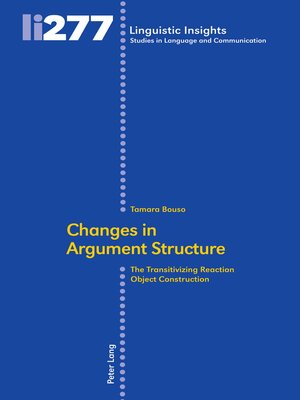 cover image of Changes in Argument Structure